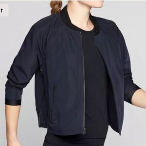 Athleta Side Zip Bomber Jacket